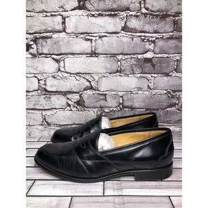 Bass Drammen Black Leather Penny Loafers Dress Shoes Men’s Sz 10.5D US/44EU